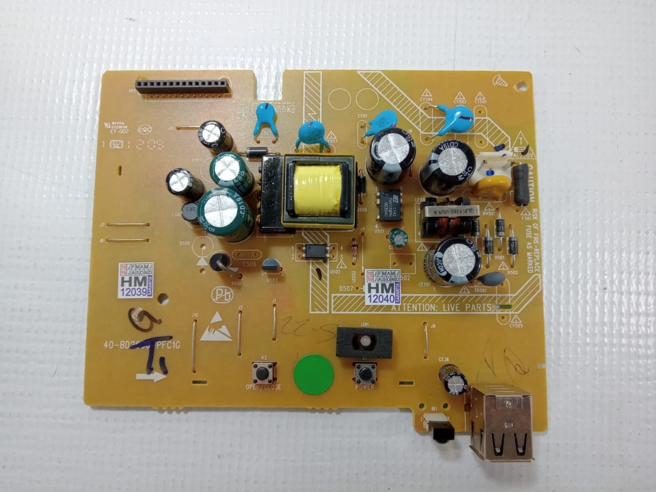 0ed5c4ae2a297781c5b179099e0b3874 Placa Fonte Home Theater Philips Bdp2600x/78 | 40-Bd2660-Pfc1g - Imagem 1