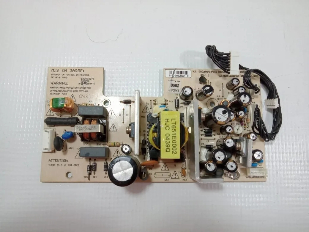 29a402f01f02dc1a069486677bd76a19 Placa Fonte Dvd Lenoxx Dr 420 | E206420 - Imagem 1