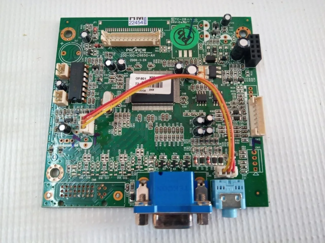 573d2bb3ec0acff19e22384817a63800 Placa Principal Monitor Proview Xp911aw | 200-100-d985g-ah - Imagem 1