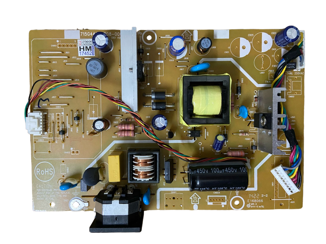 a3ca71ab-dfef-44bc-a0d9-edc6a7940152 Placa Fonte Monitor Aoc E2003pwd E2223pwd | 715g4497-P08-000-001m - Imagem 1