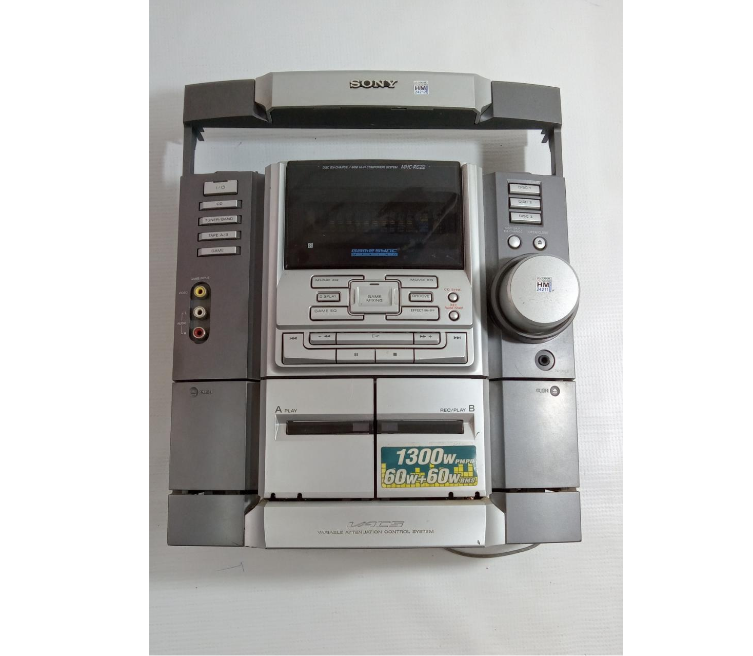 Sem título Display Painel Mini System Sony Mhc-Rg22 - Imagem 1