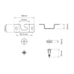 Suporte Fixo Para TV LCD/LED 13 A 70 Polegadas Universal LCD-800 - Imagem 8