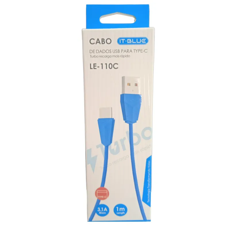 15207603447_Sem20titulo-2.png Cabo de Dados USB Para Type-C It-Blue Le-110c - Imagem 1