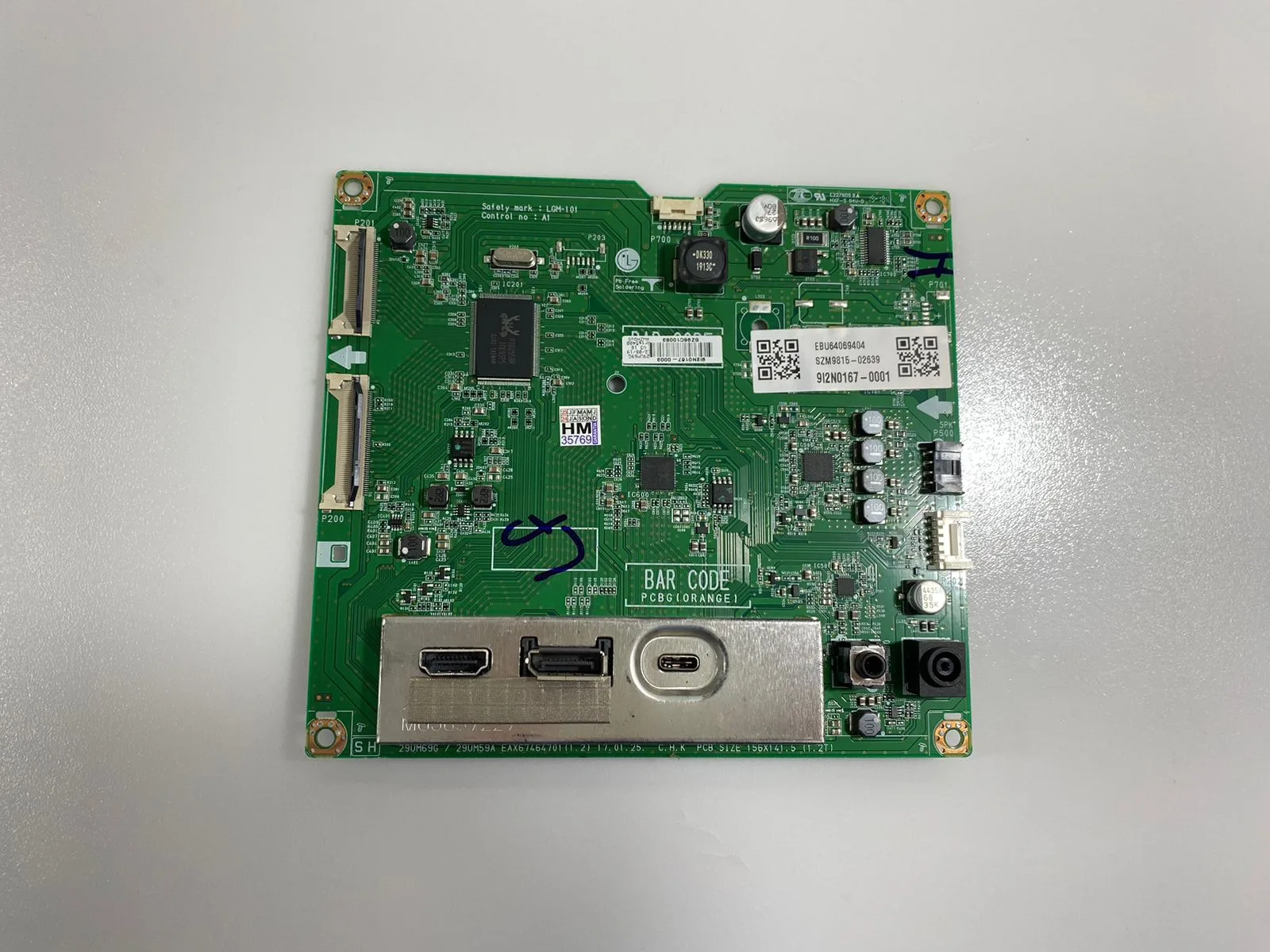 WhatsApp Image 2023-08-04 at 13.43.33 Placa Principal Monitor 29um69g | Ebu64069404 - Imagem 1