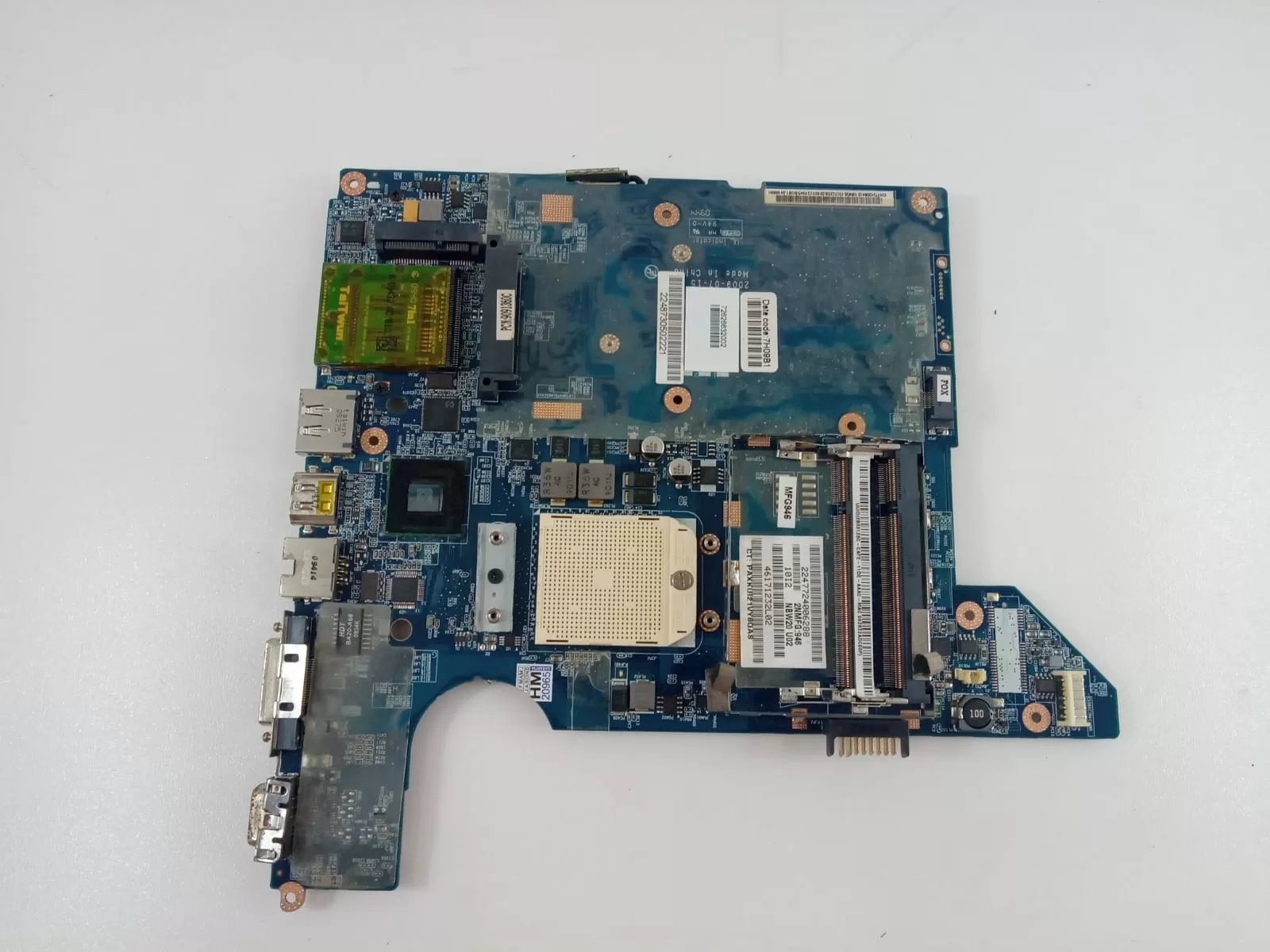 WhatsApp Image 2023-08-16 at 16.32.46 (1) Placa Main Notebook Hp Dv4-2112br DDR2 | Nbw20 La-4117p - Imagem 1