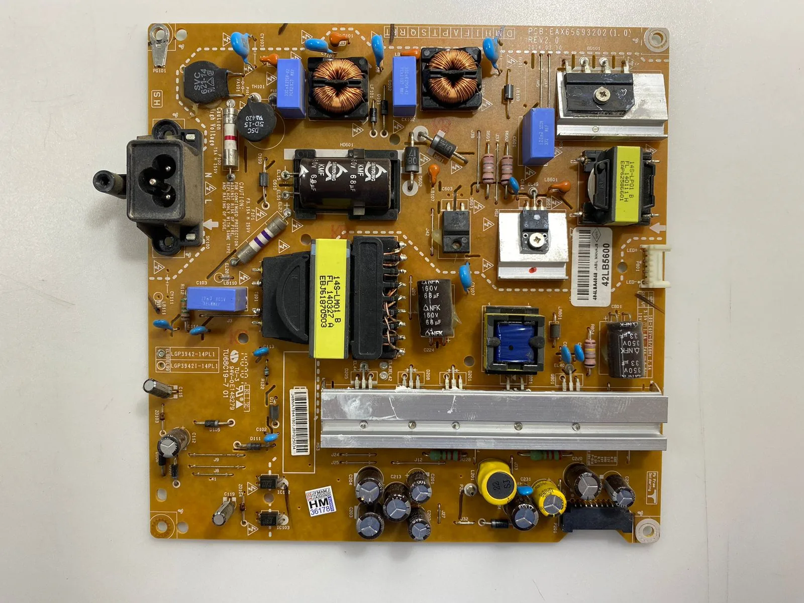 WhatsApp Image 2023-09-18 at 16.12.01 Placa Fonte Tv Lg 42lb5600 | Eax65693202 (1.0) - Imagem 1