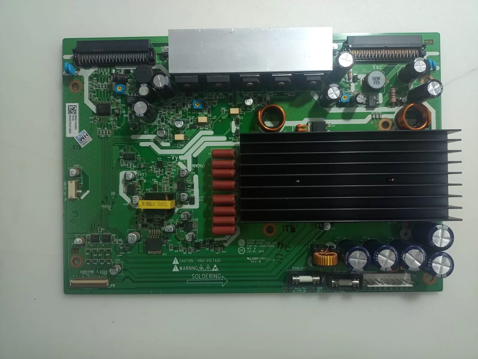 WhatsApp Image 2023-09-25 at 13.57.01 Placa Y-sus Tv Lg 42pc1rv | Eax31742602 - Imagem 1