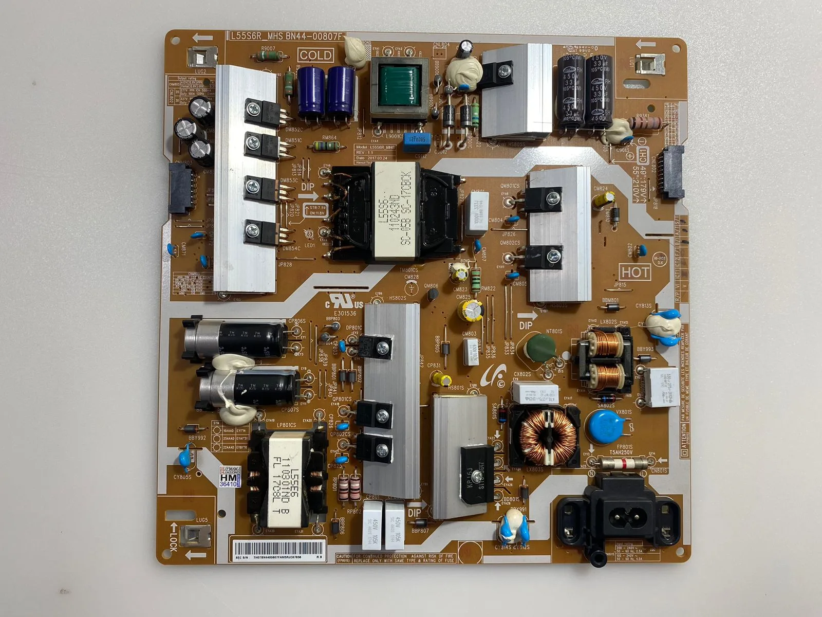 WhatsApp Image 2023-10-05 at 13.40.16 Placa Fonte Tv Samsung Un49mu6100g | Bn44-00807f - Imagem 1