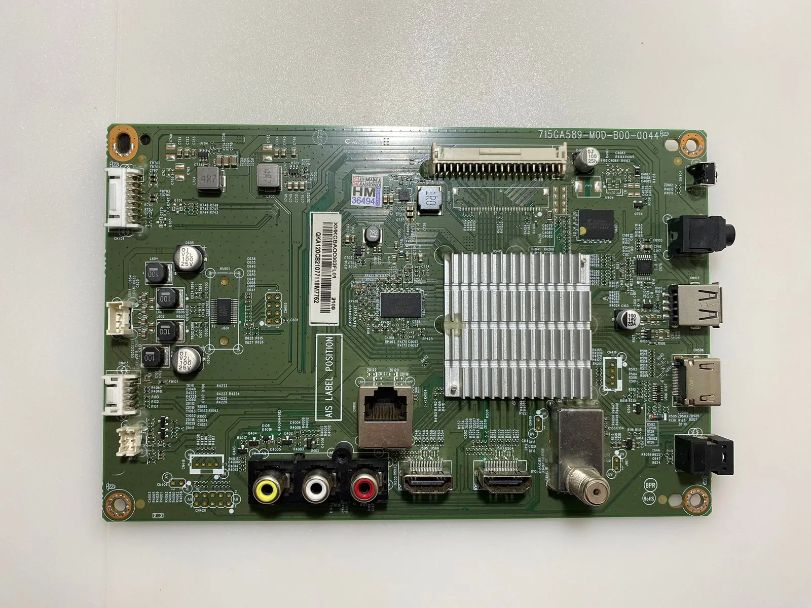 WhatsApp Image 2023-10-24 at 13.29.48 Placa Principal Tv Aoc 43s5195 | 715ga589-m0d-b00-0044 - Imagem 1
