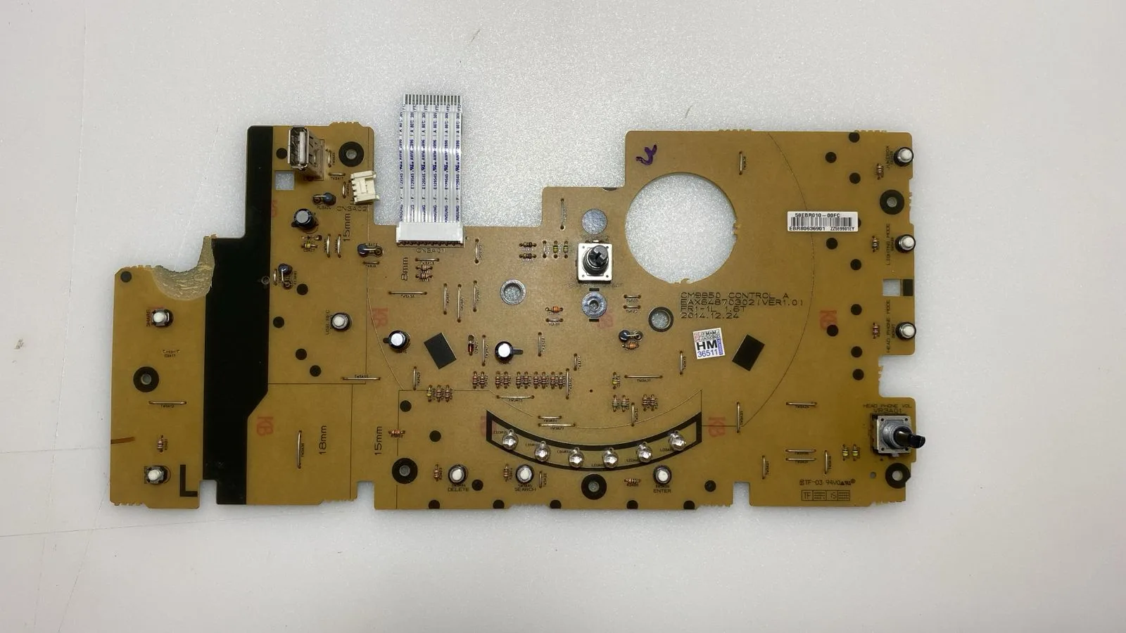 WhatsApp Image 2023-10-24 at 15.17.08 Placa Painel Frontal Mini System Lg Cm9950 - Imagem 1