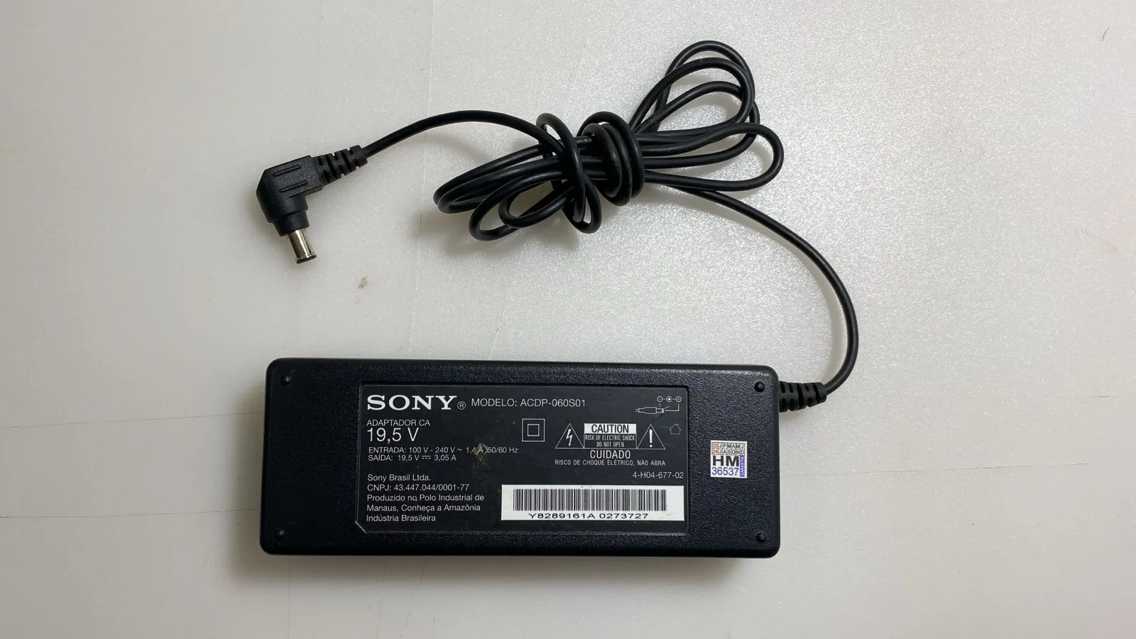 WhatsApp Image 2023-10-27 at 12.55.29 Fonte Tv Sony 19.5v 3,05a | Acdp-085e03 Original - Imagem 1
