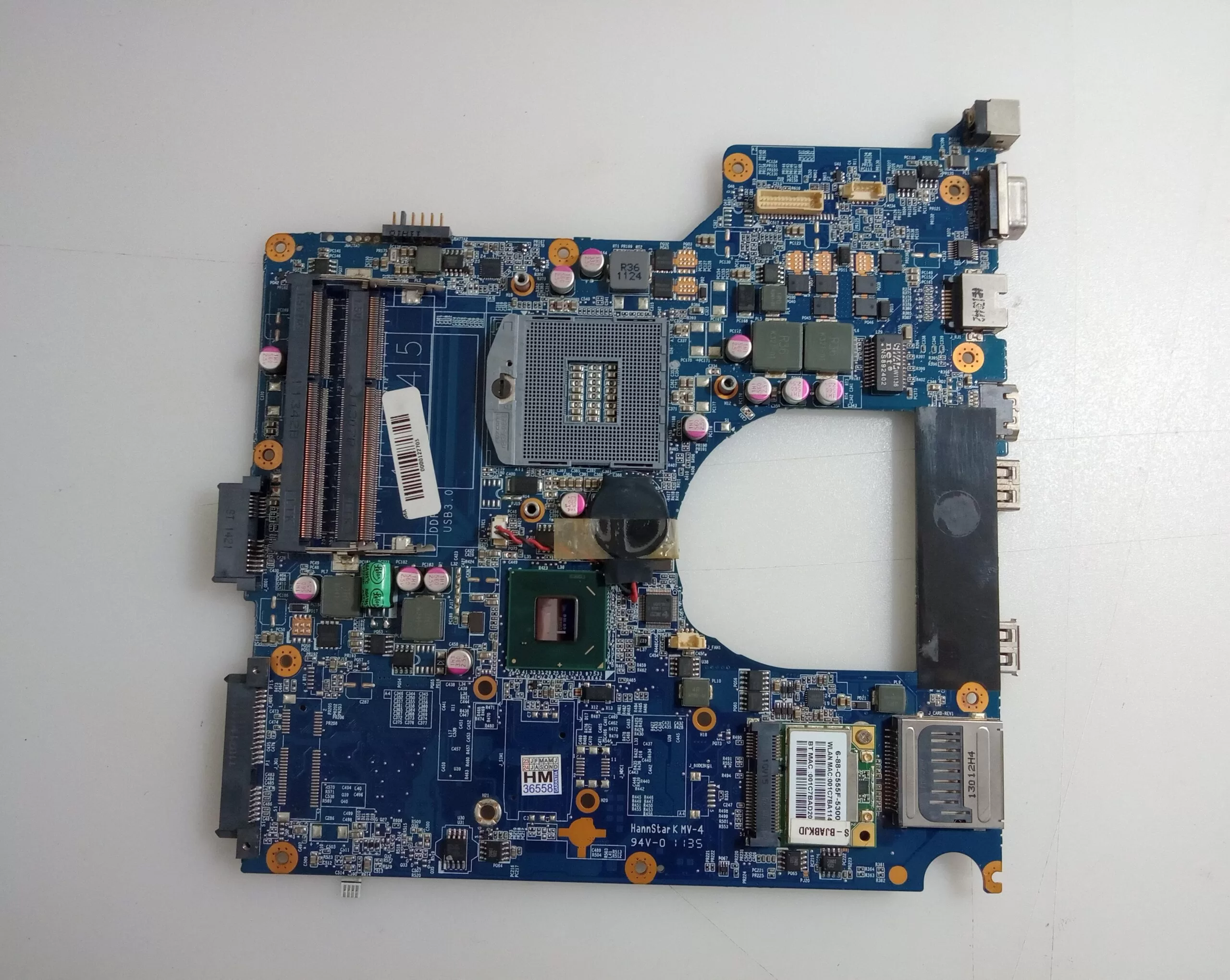 WhatsApp Image 2023-11-03 at 11.40.51 Placa Main Notebook Philco 15A-P586LM DDR3 | 6-71-W24h0-D02a Gp ( Com Processador ) - Imagem 1