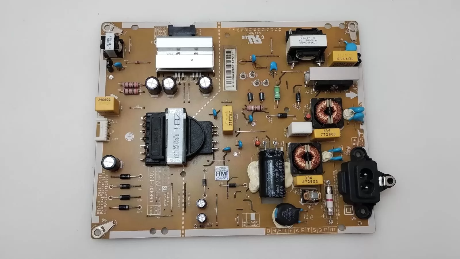 WhatsApp Image 2023-12-14 at 09.53.09 Placa Fonte Tv Lg 43uk6510psf | Eax67865101 - Imagem 1