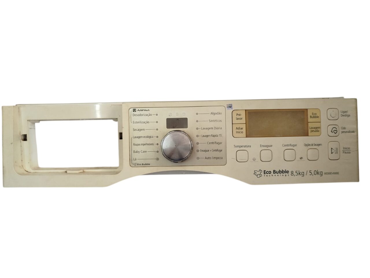 WhatsApp Image 2025-02-25 at 10.35.07-Photoroom Painel Frontal Branco Lava Seca Samsung Wd0854w8e1 - Imagem 1