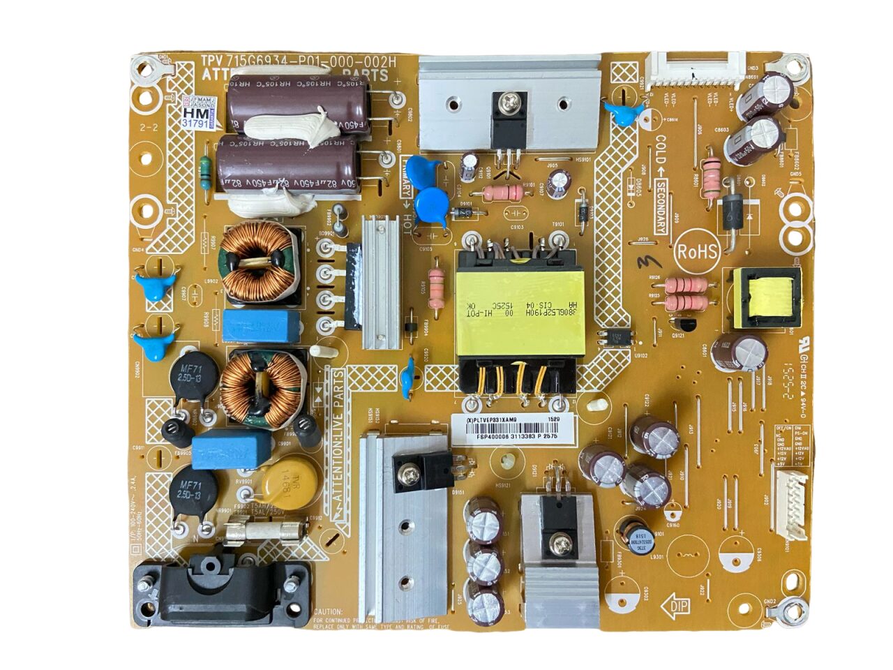 0aebe1d1-d1fd-4448-92d3-2c81f7576b25 Placa Fonte Tv Philips 43pfg5000/78 / 715g6934-p01-000-002h - Imagem 1