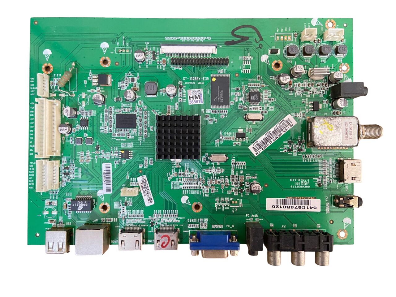 3ebb284b-d282-4eef-82f1-bf8f2622ff19 Placa Principal Tv Cce Ln39g / Gt-1326ex-ex39 - Imagem 1
