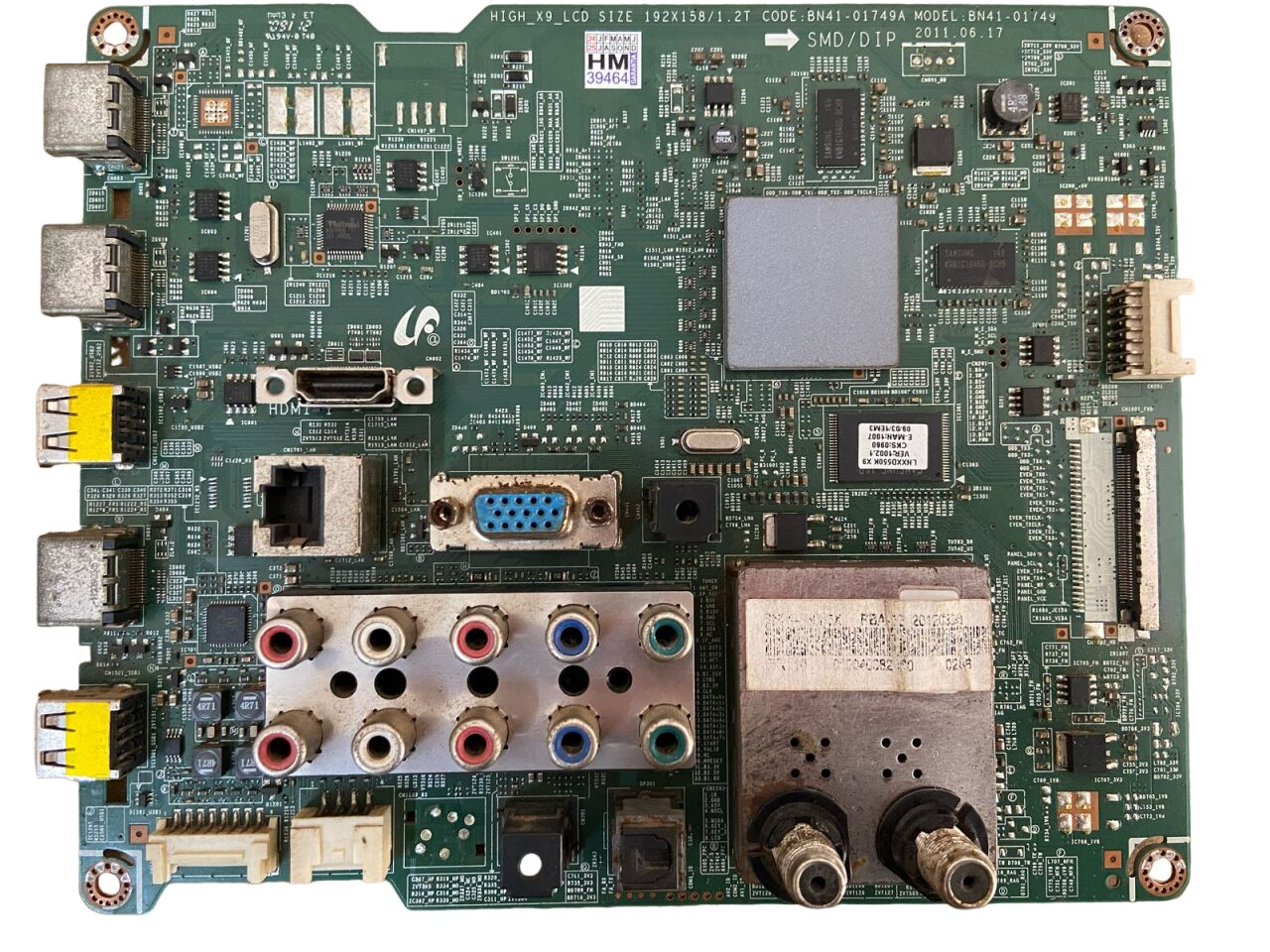 73ce2b95-11ae-4f49-8b2b-71a0a46ae4b8 Placa Principal Tv Samsung Ln32d550 / Bn41-01749 - Imagem 1