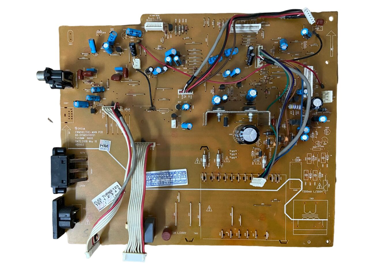 7cb9c1a6-dad8-4fc3-b7b1-a0d01ca08c86 Placa Principal Som Fwm593 / 48-01fm59300121 - Imagem 1
