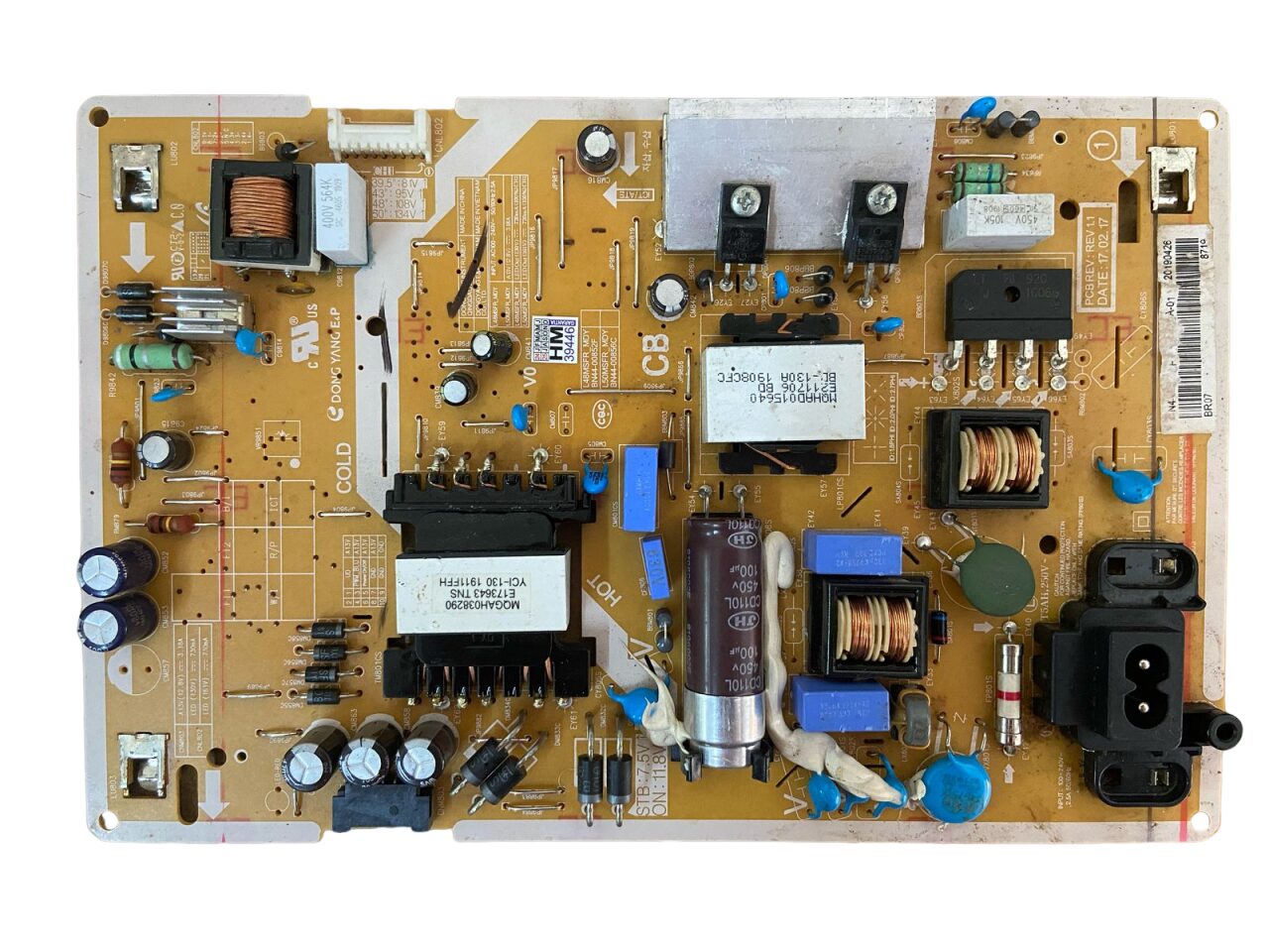9c2396a5-e1f8-4450-873e-5e213065c7e6 Placa Fonte Tv Samsung Un43t5300ag / Bn44-00852f - Imagem 1