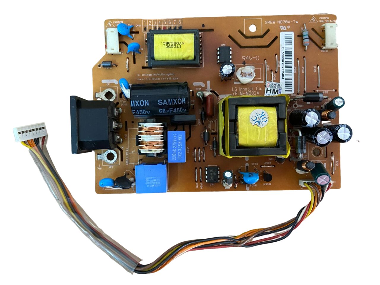 d145beb0-d6c4-4908-b283-1cca206dc4fb Placa Fonte Monitor Lg l1530 / Yplm-m002a - Imagem 1