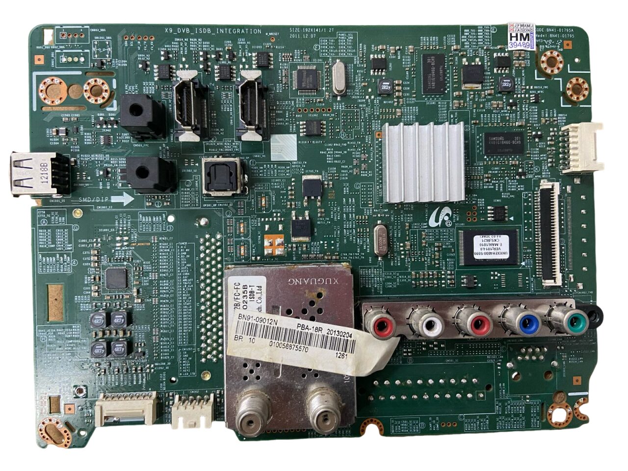 f0666ba5-f1c5-462f-a989-f1f237e79461 Placa Principal Tv Samsung Un32eh4000 / Bn91-09012n - Imagem 1