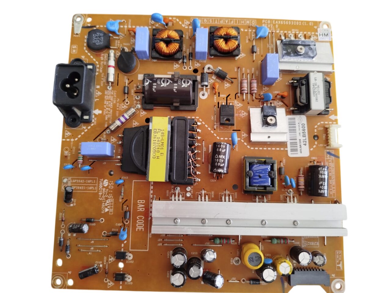 WhatsApp Image 2025-10-29 at 11.02.48-Photoroom Placa Fonte lg Tv 42lb5600 42lb5800 Eax65693202 - Imagem 1