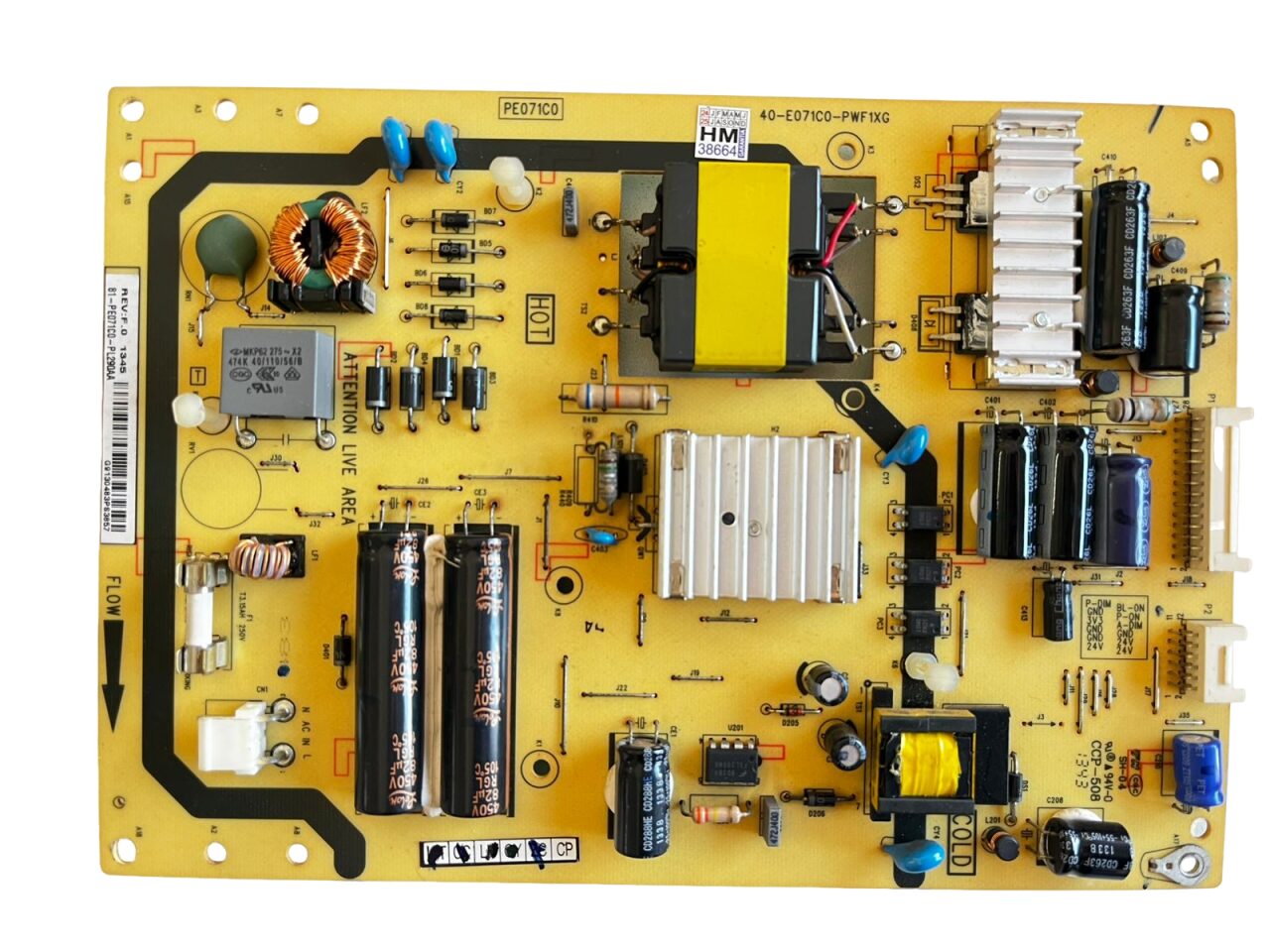 c43f4cd1-fd8f-4524-8f7f-923333a246e2 Placa Fonte Tv Philco Ph39f33dsg | 40-E071c0-Pwf1xg - Imagem 1