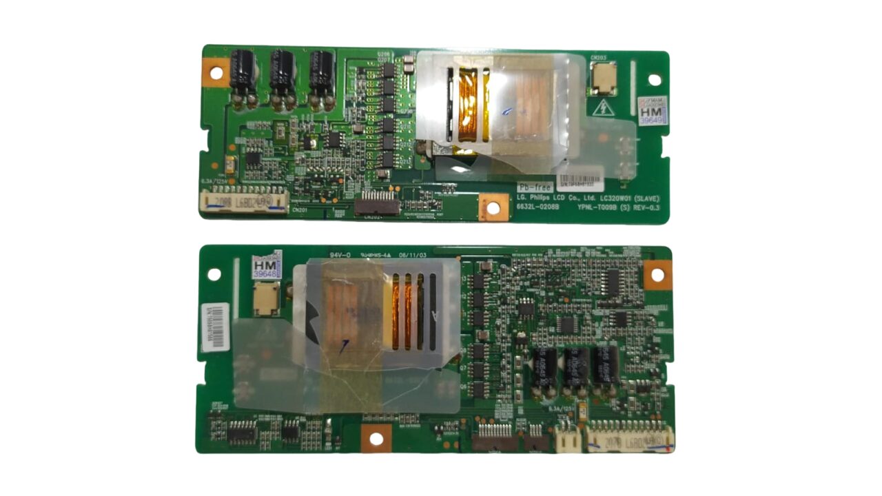 image (2) Par Placas Inverter Tv Lg 32lx2r | 6632l-0208b / 6632l-0207b - Imagem 1