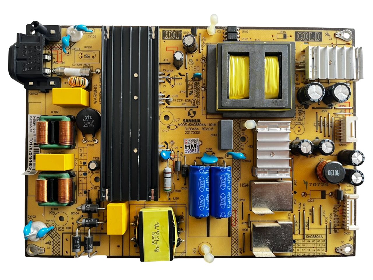 ef14882d-d250-4cda-bd1d-2e1864524443 Placa Fonte Tv Semp 49p2us / Shg5804a-101h - Imagem 1