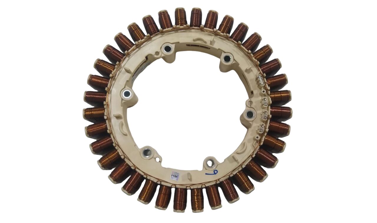 image (3) Estator Motor Lava E Seca Electrolux Lse09 / Lse11 / Lse12 / Lsi09 - Imagem 1