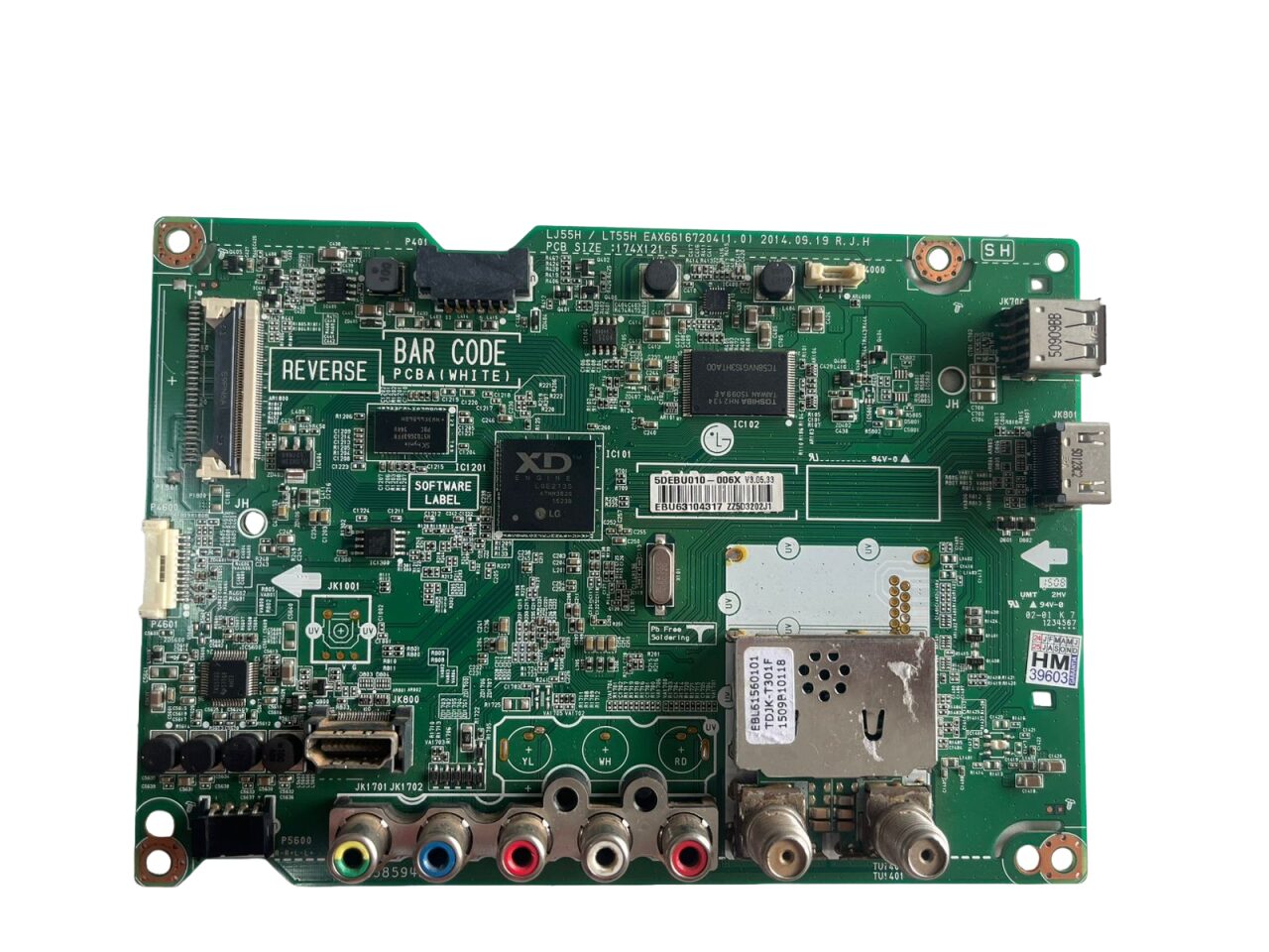 1c3678d1-8e87-4438-bd98-8ac4cc2e8988 Placa Principal Tv Lg 49lf5410 / Eax66167204(1.0) - Imagem 1